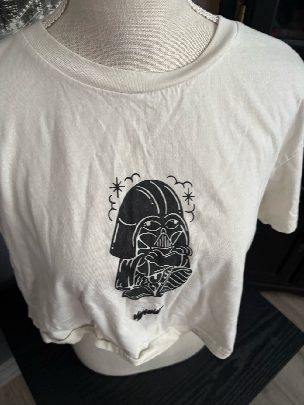 Stance White Short Sleeve Tee with Black Graphic